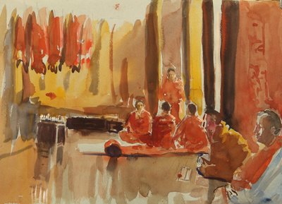 Trongsa Monks by Tim Scott Bolton